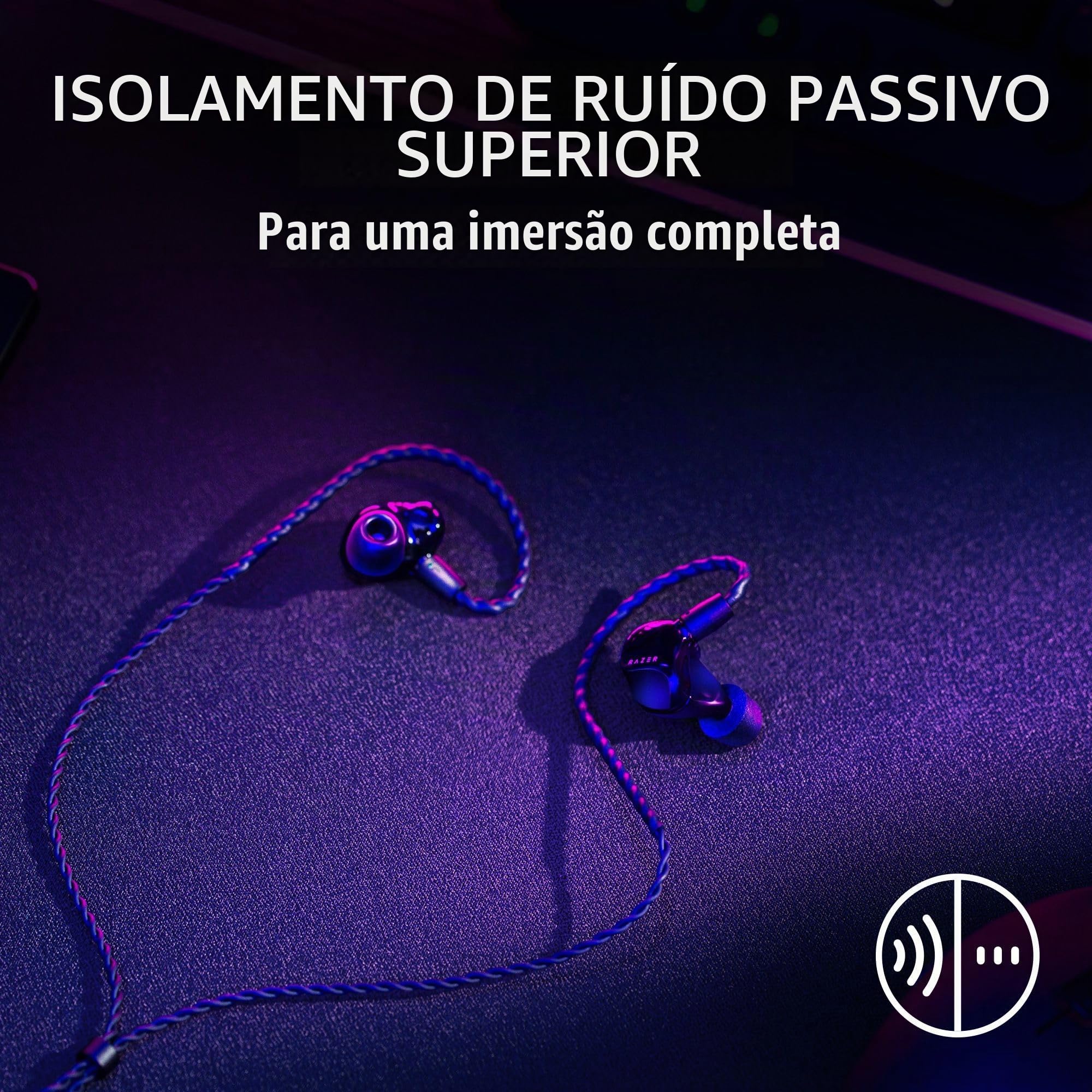 ヘッドホン RAZER MORAY Fone de Ouvido Intra-Auricular Razer Moray, para Streaming